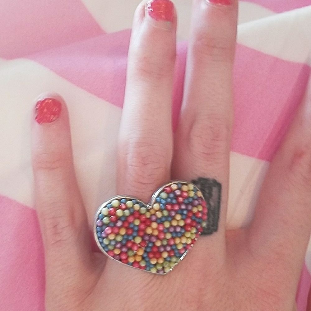 Mulit-colored ring - Picture 2 of 4